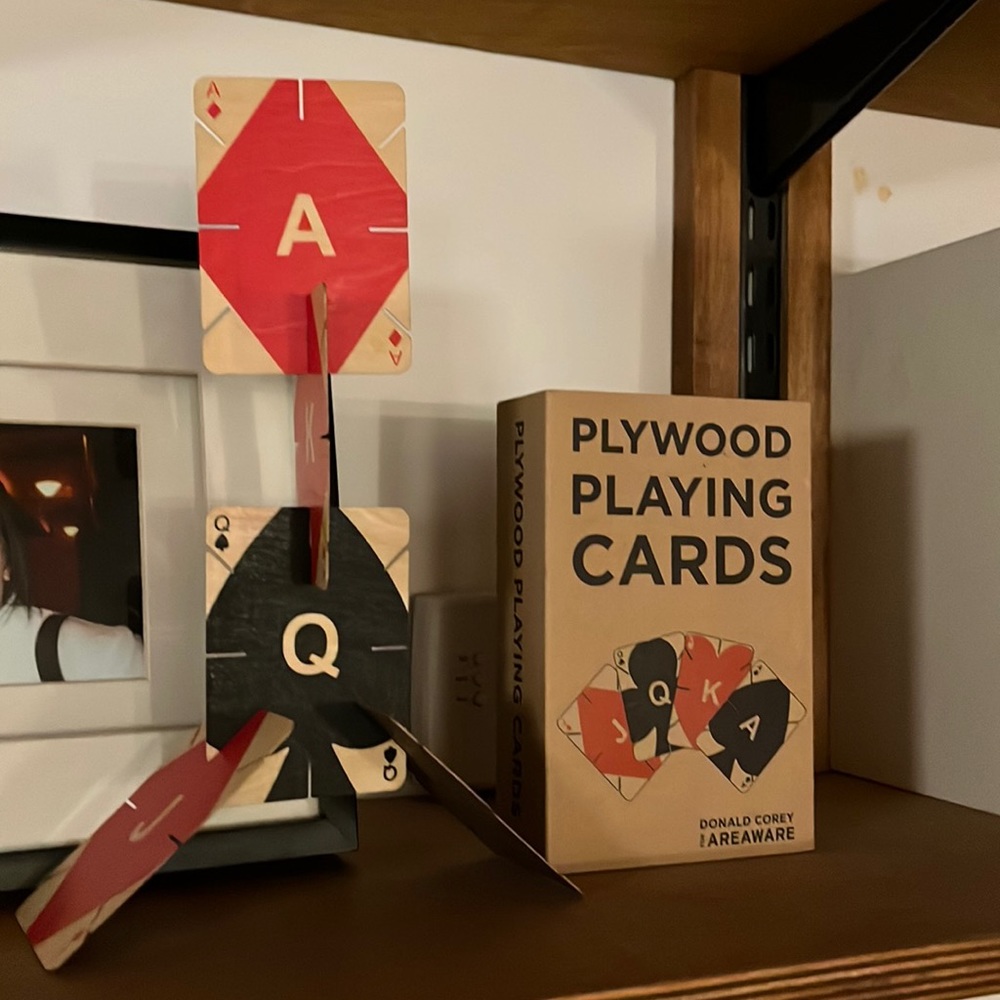 Areaware || Birch Plywood Playing Cards